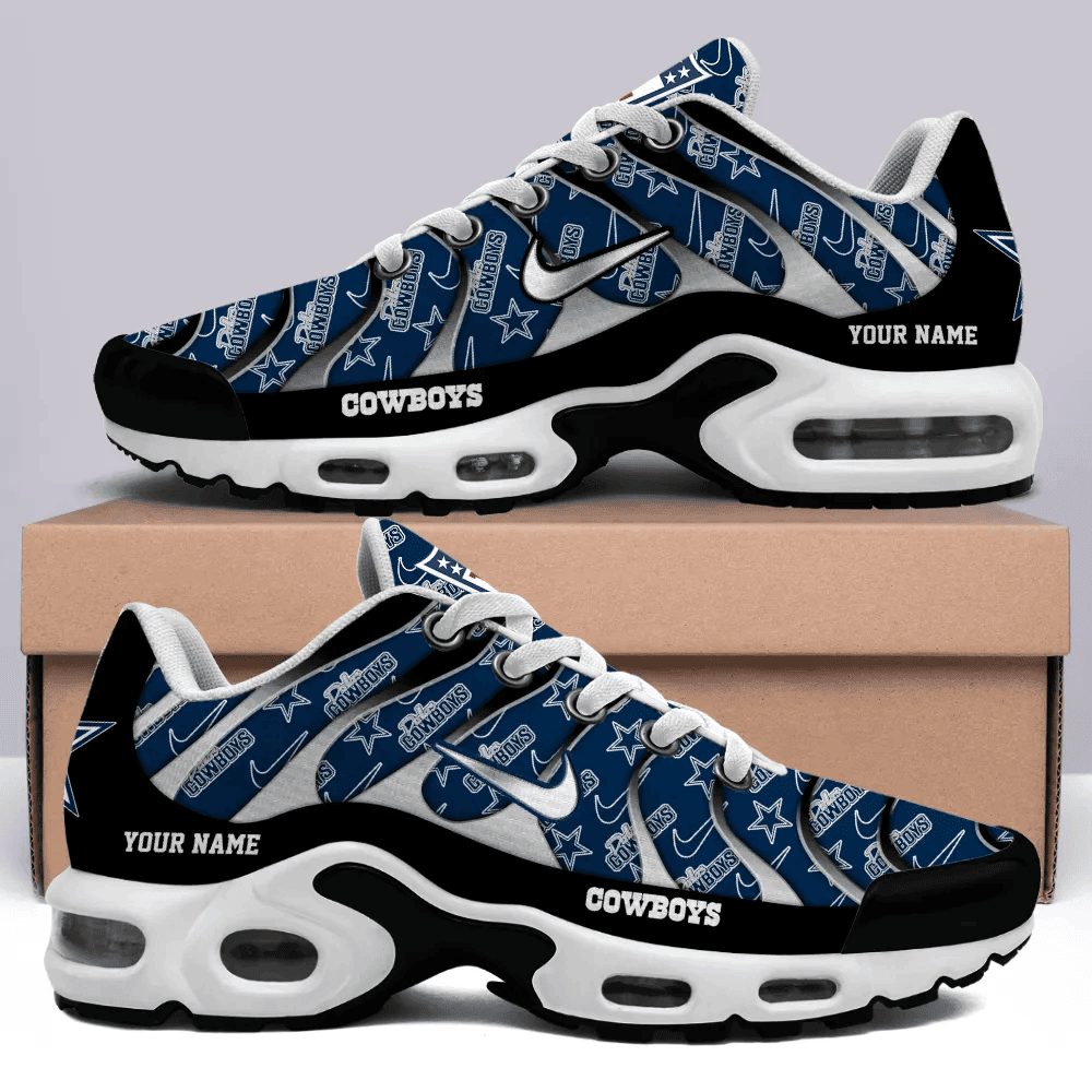 Dallas Cowboys Personalized Name Team Mix Colors V5 Shoes Air Cushion Sneakers 1 Dallas Cowboys Personalized Name Team Mix Colors V5 Shoes Air Cushion Sneakers