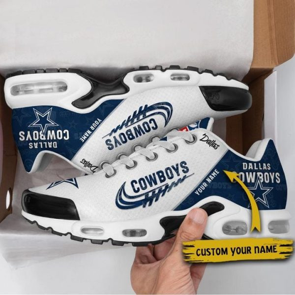 Dallas Cowboys Personalized Name Team Mix Colors Wing Logo Air Max Shoes Air Cushion Sneakers 1 Dallas Cowboys Personalized Name Team Mix Colors Wing Logo Air Max Shoes Air Cushion Sneakers