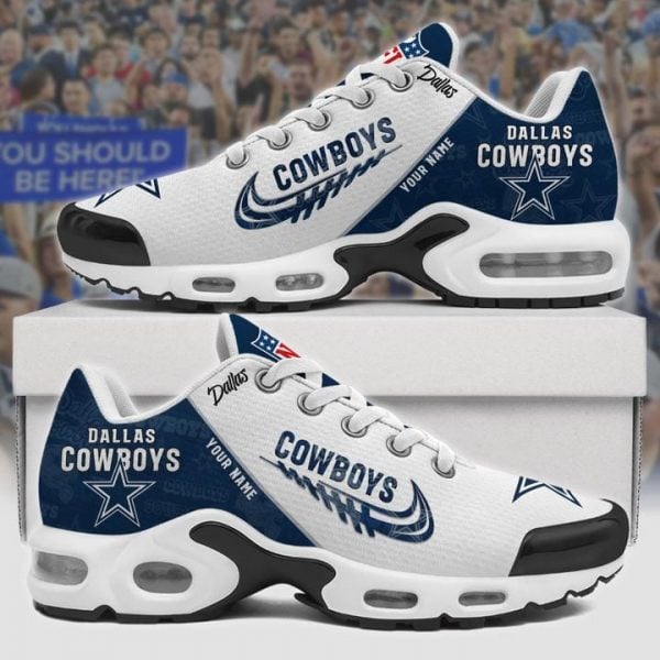 Dallas Cowboys Personalized Name Team Mix Colors Wing Logo Air Max Shoes Air Cushion Sneakers 1 Dallas Cowboys Personalized Name Team Mix Colors Wing Logo Air Max Shoes Air Cushion Sneakers