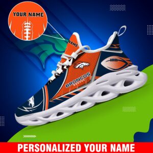 Denver Broncos Sport White C Sneakers 2025 Version Personalized Your Name 528