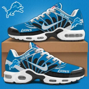 Detroit Lions New Air Max Plus Shoes Air Cushion Sneaker 754ww-1830