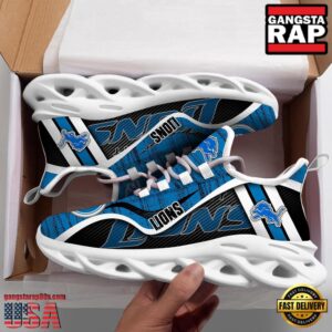 Detroit Lions National Football League Clunky Air Max Shoes Air Cushion Sneakers Gift For Fans