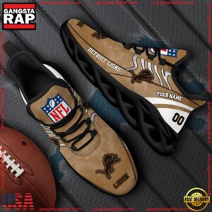 National Football League Detroit Lions Air Max Shoes Air Cushion Sneakers
