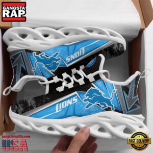 National Football League Detroit Lions Team Air Max Shoes Air Cushion Sneakers