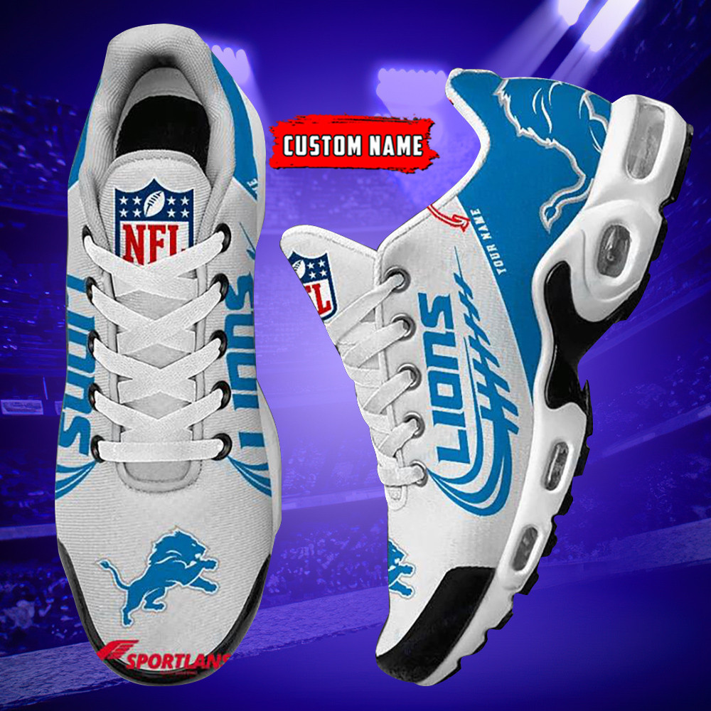Detroit Lions Personalized Air Max Shoes Air Cushion Sneakers 1 Detroit Lions Personalized Air Max Shoes Air Cushion Sneakers