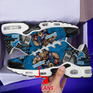 Detroit Lions Personalized Air Max Shoes Air Cushion Sneakers Dtynns