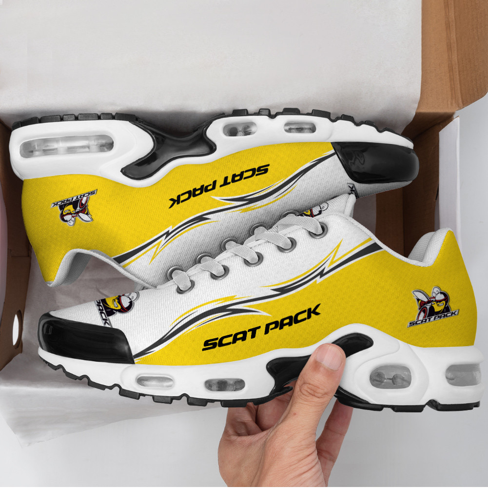 Dodge Challenger Scat Pack Electric Lightning Air Max Shoes Air Cushion Sneakers 1 Dodge Challenger Scat Pack Electric Lightning Air Max Shoes Air Cushion Sneakers