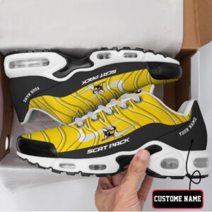 Dodge Challenger Scat Pack Vibrant Wave Custom Name Air Max Shoes Air Cushion Sneakers