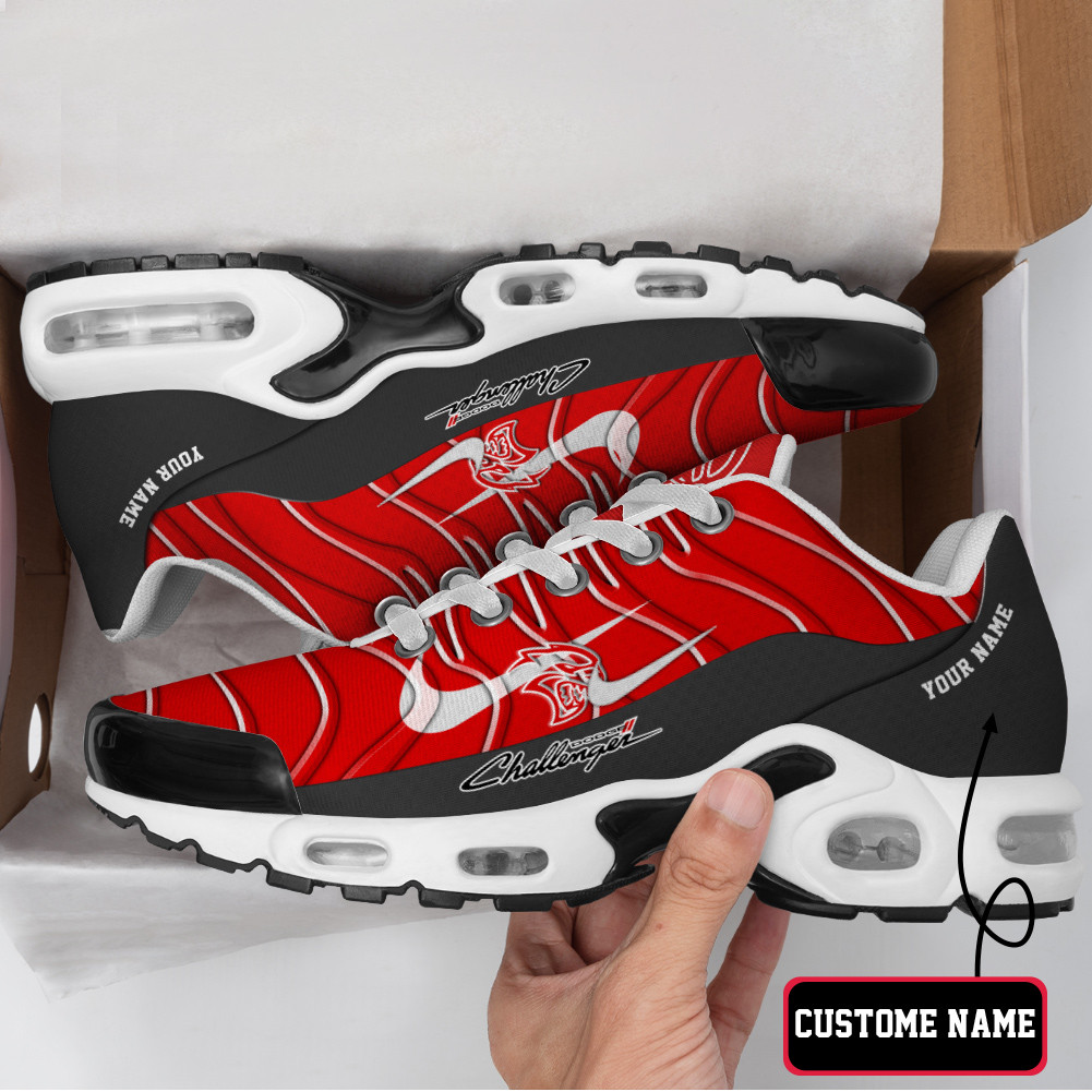Dodge Challenger Vibrant Wave Custom Name Air Max Shoes Air Cushion Sneakers 1 Dodge Challenger Vibrant Wave Custom Name Air Max Shoes Air Cushion Sneakers