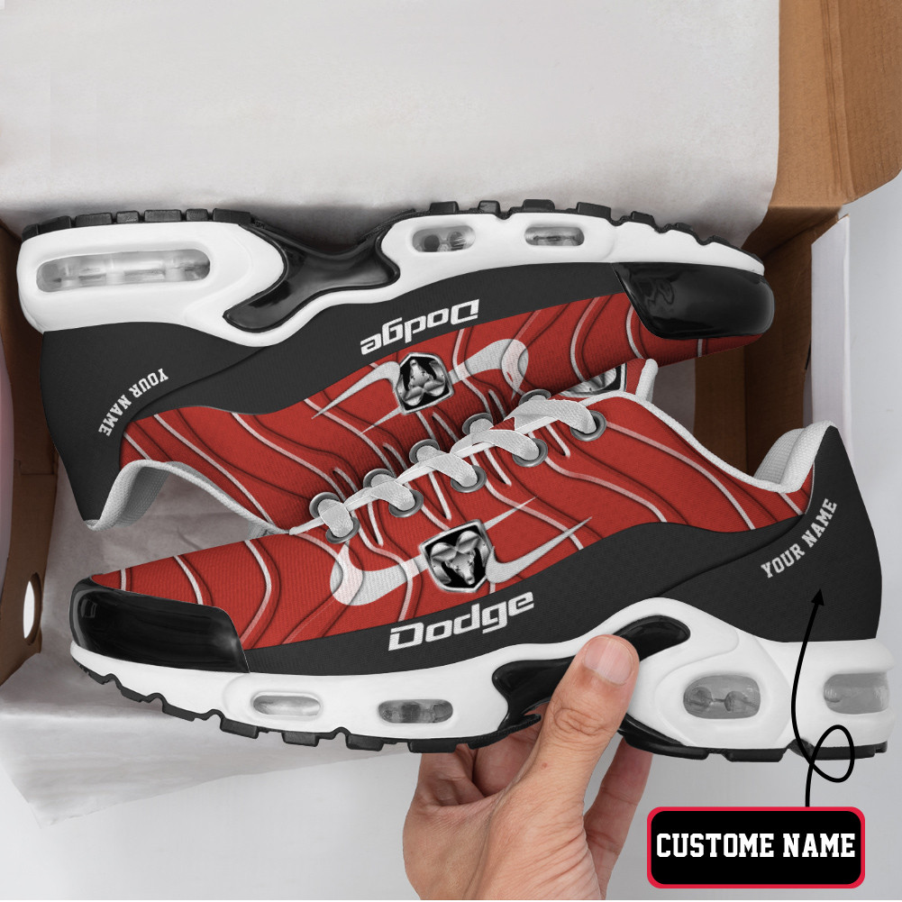 Dodge Vibrant Wave Custom Name Air Max Shoes Air Cushion Sneakers 1 Dodge Vibrant Wave Custom Name Air Max Shoes Air Cushion Sneakers