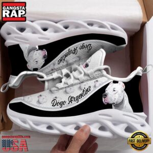 Dogo Argentino Dogs Lover Air Max Shoes Air Cushion Sneakers, Running Sneakers