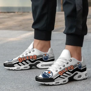 Edmonton Oilers Personalized Name Team Mix Colors Sport Team Air Max Shoes Air Cushion Sneakers 424qm-9438