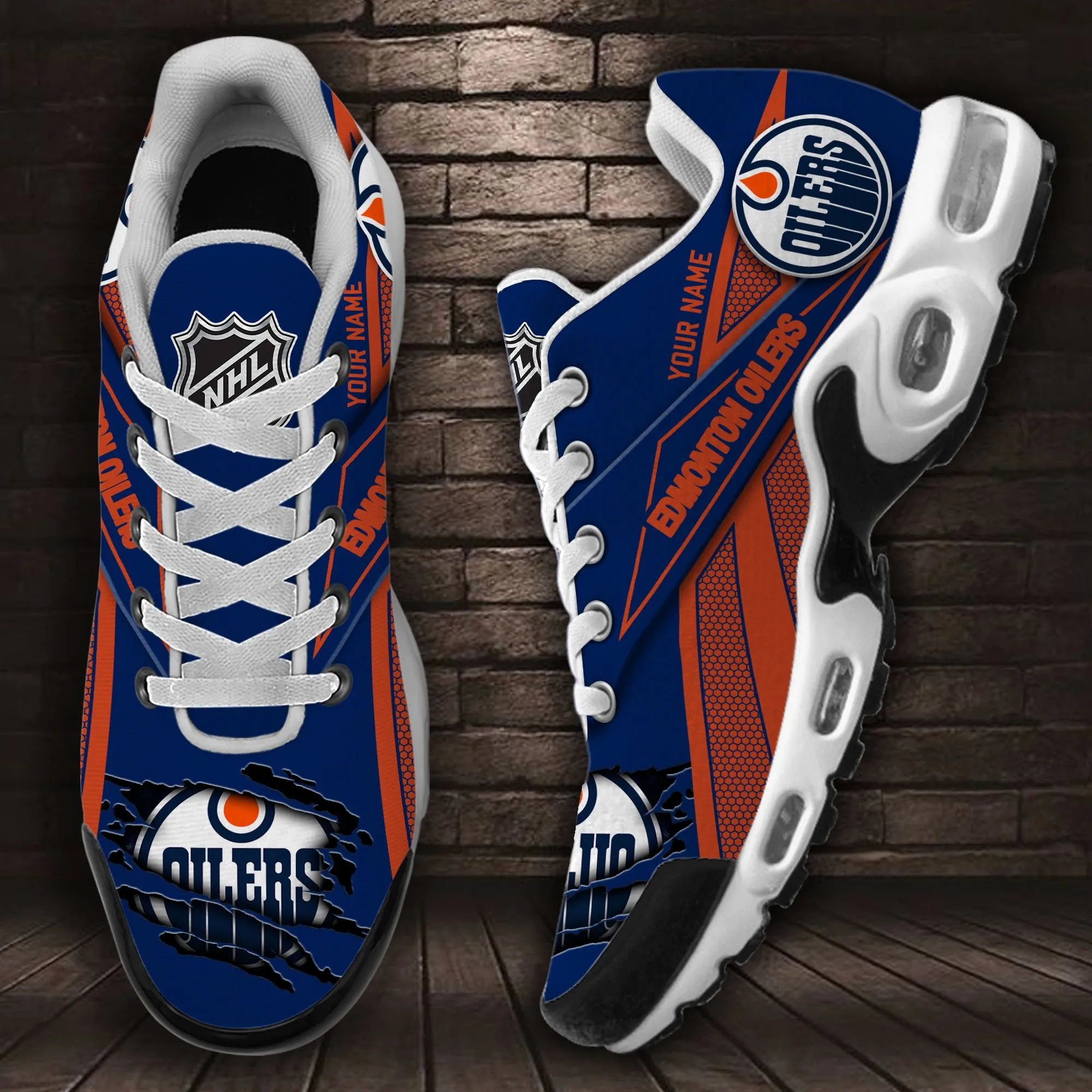 Edmonton Oilers Sport Team Air Max Shoes Air Cushion Sneakers 187qn-3382 1 Edmonton Oilers Sport Team Air Max Shoes Air Cushion Sneakers 187qn-3382