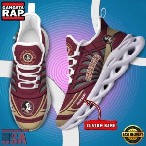 NCAA Florida State Seminoles Custom Name Air Max Shoes Air Cushion Sneakers