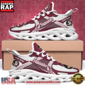 Florida State Seminoles Custom Name Clunky Sneaker Max Soul Shoes