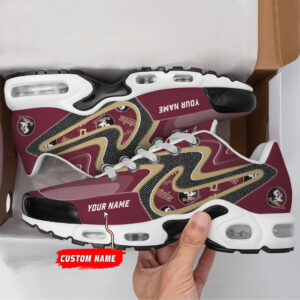 Florida State Seminoles Personalized Name Team Checkmark Logo Mix Colors Stitch Line Shoes Air Cushion Sneakers