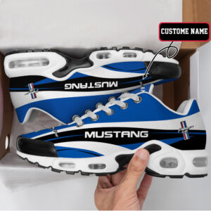 Ford Mustang 2 Wave Style Custom Name Air Max Shoes Air Cushion Sneakers