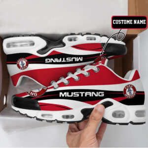 Ford Mustang Wave Style Custom Name Air Max Shoes Air Cushion Sneakers