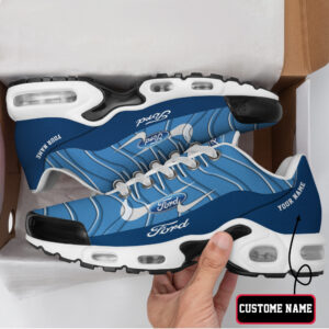 Ford Vibrant Wave Custom Name Air Max Shoes Air Cushion Sneakers