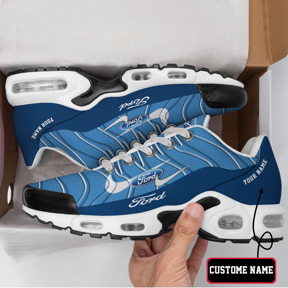 Ford Vibrant Wave Custom Name Air Max Shoes Air Cushion Sneakers 1 Ford Vibrant Wave Custom Name Air Max Shoes Air Cushion Sneakers
