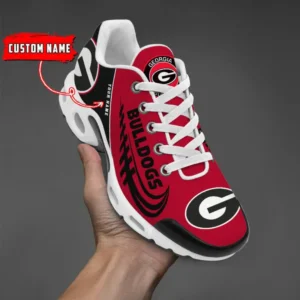 Georgia Bulldogs Personalized Name Team Mix Colors Sport Team Air Max Shoes Air Cushion Sneakers 814ib-6602