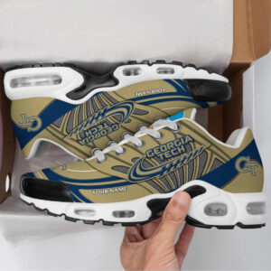 Georgia Tech Yellow Jackets Personalized Air Max Shoes Air Cushion Sneakers