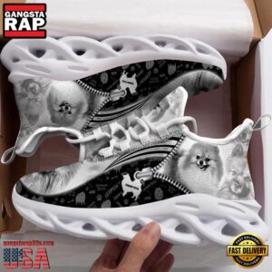 German Spitz Sketch Dogs Lover Air Max Shoes Air Cushion Sneakers, Running Sneakers