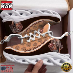 German Wirehaired Pointer Dogs Lover Air Max Shoes Air Cushion Sneakers, Running Sneakers