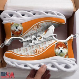 Akita Dogs Lover Air Max Shoes Air Cushion Sneakers, Running Sneakers