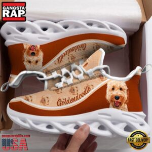 Goldendoodle Dogs Lover Air Max Shoes Air Cushion Sneakers, Running Sneakers