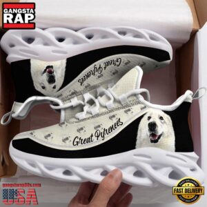 Great Pyrenees Dogs Lover Air Max Shoes Air Cushion Sneakers, Running Sneakers