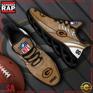 National Football League Green Bay Packers Air Max Shoes Air Cushion Sneakers