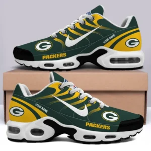 Green Bay Packers Personalized Name Team Mix Colors V3 Shoes Air Cushion Sneakers