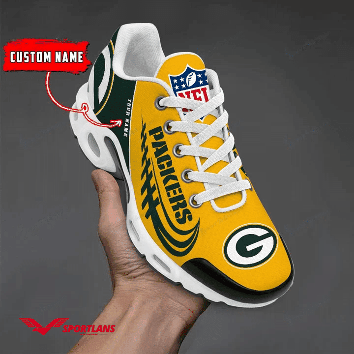 Green Bay Packers Personalized Shoes Air Cushion Sneakers Dttns 1 Green Bay Packers Personalized Shoes Air Cushion Sneakers Dttns