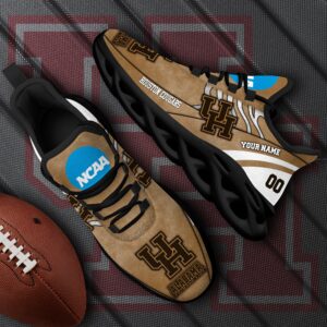 Houston Cougars Black Max Soul Shoes 2025 Versions Custom Your Name And Number 312