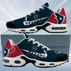 Houston Texans Est. Custom Name Air Max Shoes Air Cushion Sneakers