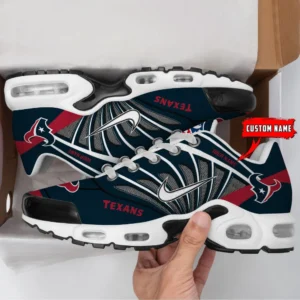 Houston Texans Personalized Name Team Mix Colors Sport Team Air Max Shoes Air Cushion Sneakers 788zt-5033