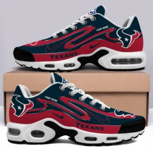 Houston Texans Personalized Name Team Mix Colors V2 Air Max Shoes Air Cushion Sneakers