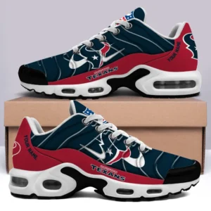 Houston Texans Personalized Name Team Mix Colors V4 Air Max Shoes Air Cushion Sneakers
