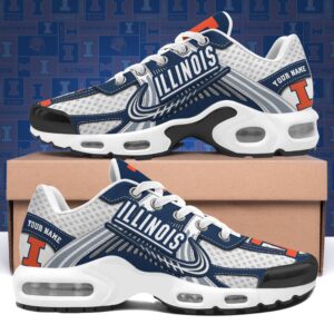 Illinois Fighting Illini Shoes Custom Your Name, Sport Shoes
