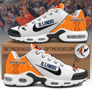 Illinois Fighting Shoes 2025 Version Custom Name, Shoes For Sport Fan, Sport Gifts Ph270