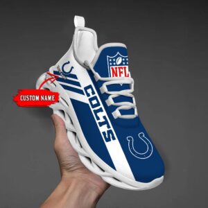 Indianapolis Colts Black Max Soul Shoes 2025 Versions Custom Name 635