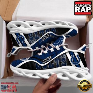 Indianapolis Colts National Football League Clunky Air Max Shoes Air Cushion Sneakers Gift For Fans