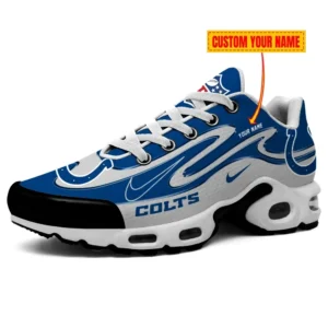 Indianapolis Colts Personalized Name Team Mix Colors V2 Air Max Shoes Air Cushion Sneakers