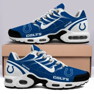 Indianapolis Colts Personalized Name Team Mix Colors V3 Shoes Air Cushion Sneakers