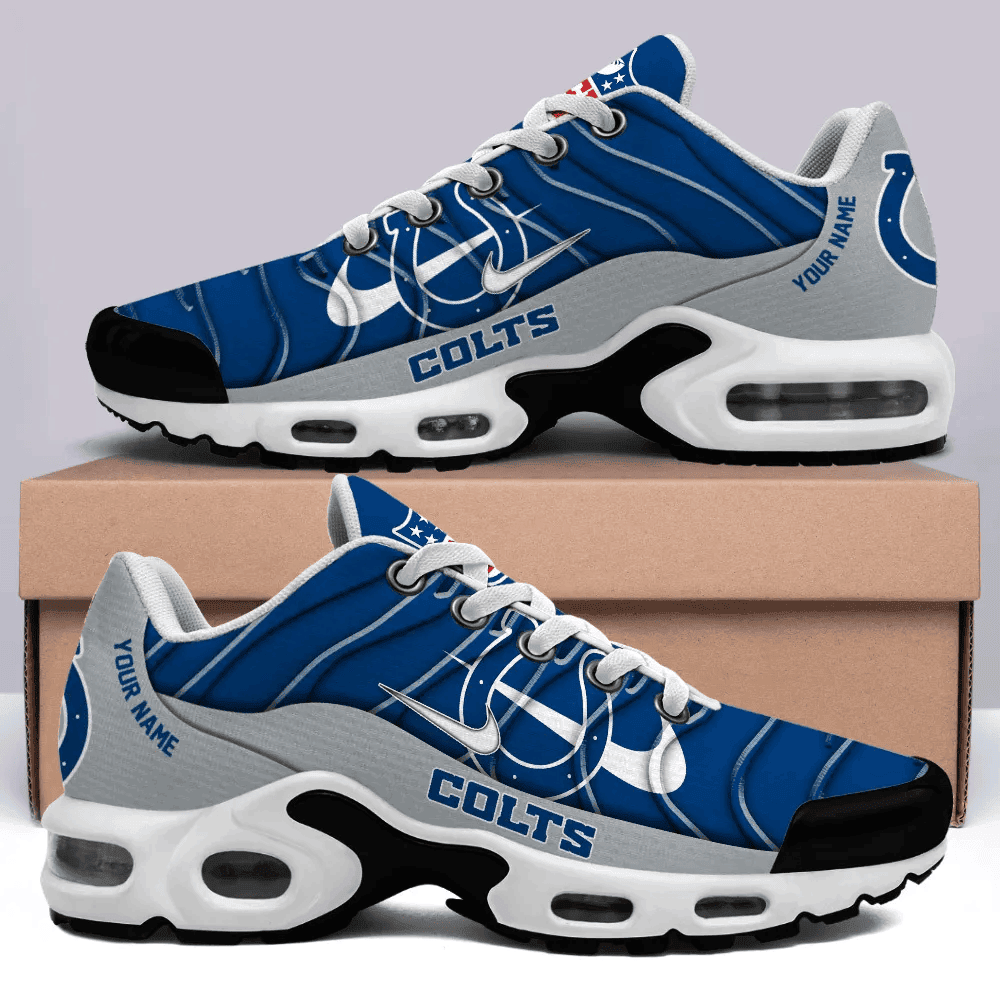 Indianapolis Colts Personalized Name Team Mix Colors V4 Shoes Air Cushion Sneakers 1 Indianapolis Colts Personalized Name Team Mix Colors V4 Shoes Air Cushion Sneakers