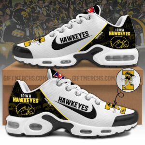 Iowa Hawkeyes Shoes 2025 Version Custom Name, Shoes For Sport Fan, Sport Gifts Ph270
