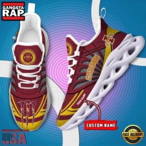 NCAA Iowa State Cyclones Custom Name Air Max Shoes Air Cushion Sneakers
