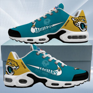 Jacksonville Jaguars Est. Custom Name Air Max Shoes Air Cushion Sneakers