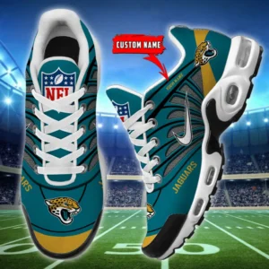 Jacksonville Jaguars Personalized Name Team Mix Colors Sport Team Air Max Shoes Air Cushion Sneakers 337jr-3626